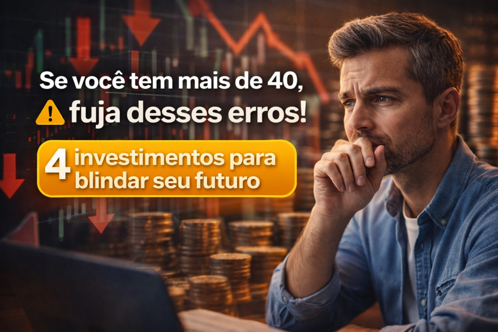 Se você tem mais de 40, fuja desses erros! 4 investimentos para blindar seu futuro